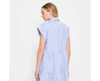 Target European Linen TIered Mini Dress