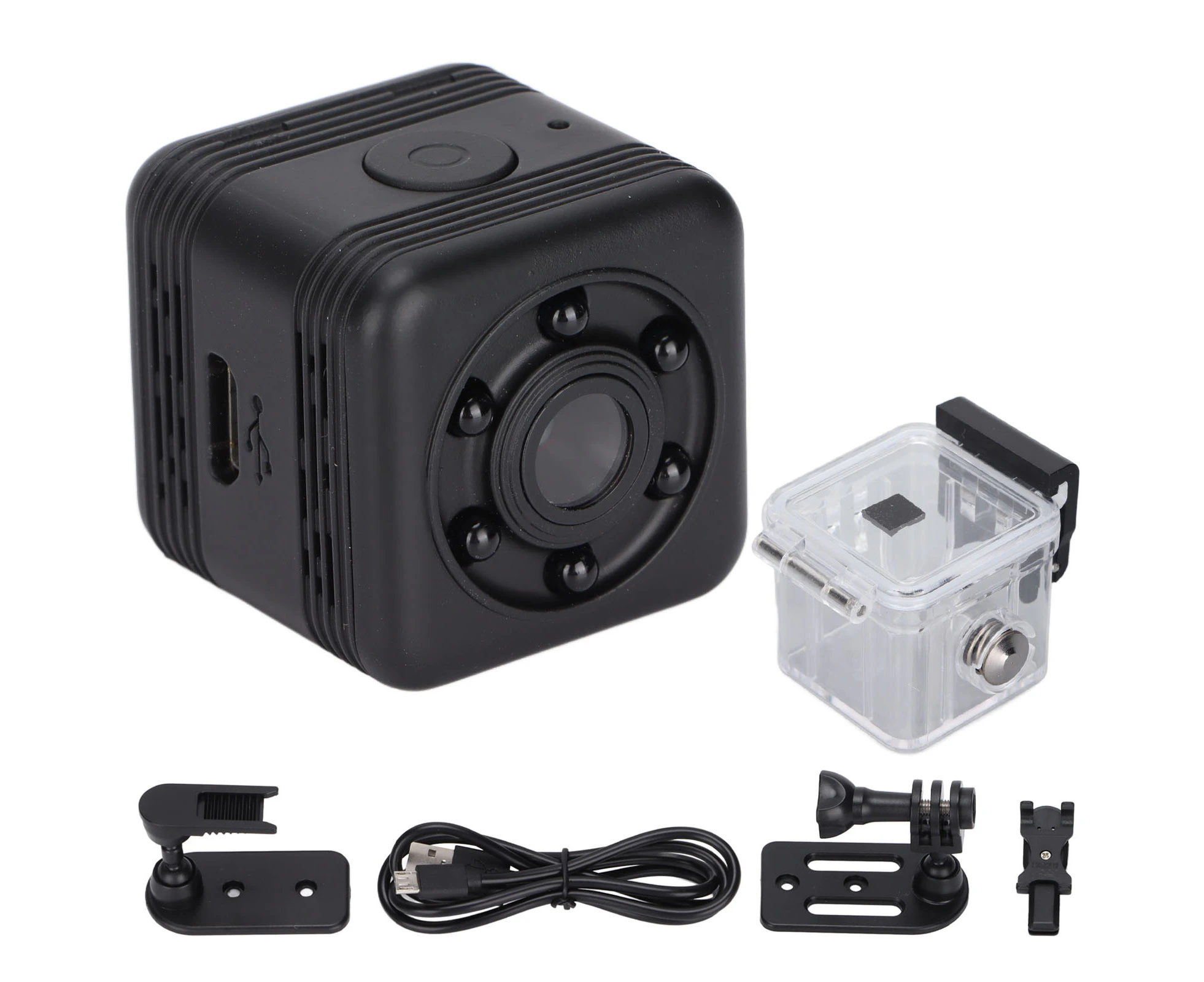 Mini Action Camera Waterproof Ultra HD WiFi Sports Camera Camcorde with Night Vision for Vlogging