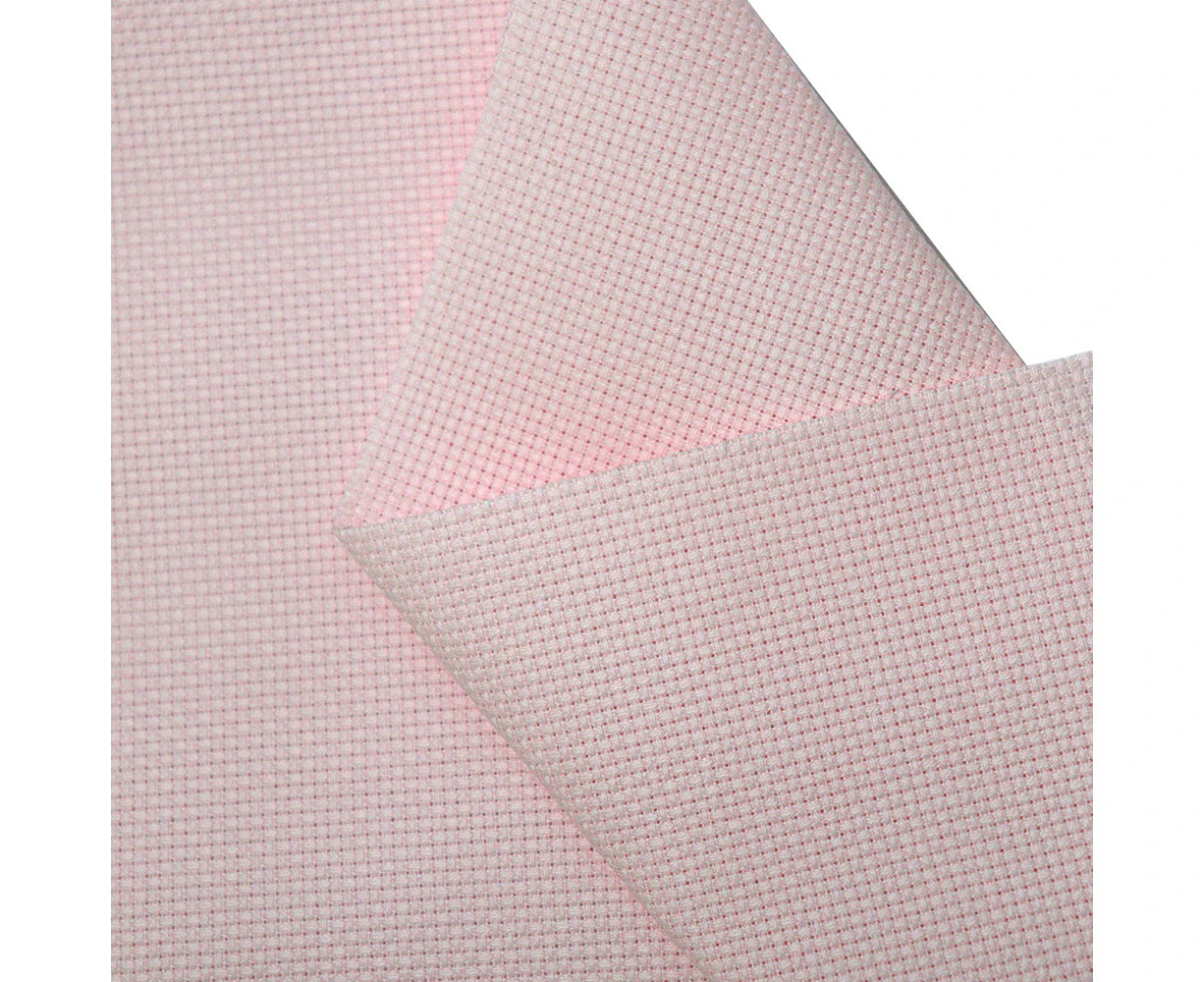 Aida Cloth 14 Count PINK 80cm Wide Sold Per Metre