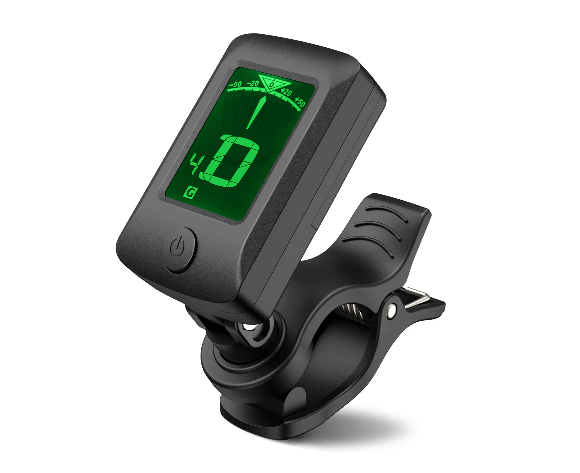 AT-07 Digital Electronic Clip-On Tuner LCD Screen for Guitar Chromatic Bass Ukulele C/ D Violin