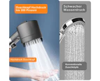 Shower Head High Pressure Water Saving Hand Shower Massage Shower Head With 4 Modes Holder Filter Multifunctional Adjustable