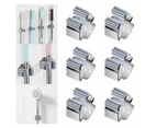 6/12 Stainless Steel Tool Holder Broom Holder Tool Holder For Garden Tools Wall