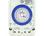 Programmable Time Switch, Mechanical Timer，24 Hours Programmable Standard Din Rail Mount Time Switch Relay，Tb35N