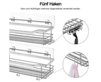 1Pc Stainless Steel Rack--Natural Color,Black