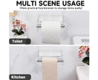 Adhesive Toilet Paper Holder , Toilet Paper Roll Holder Wall Mount