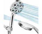 Shower Head,10 Mode Water Saving High Pressure Shower Head,Bathroom Shower Head (1.5M Shower Hose/Anti-Clog Nozzle),Built-In 2 Powerful Washing Sprays (2.5