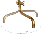 Antique Faucet, 180° Swivel Wall Mounted Brass Basin Mixer, Long Simp Cold Hose For Outdoor Garden Bathroom Swimming Pool Kitchen, Sl-0602