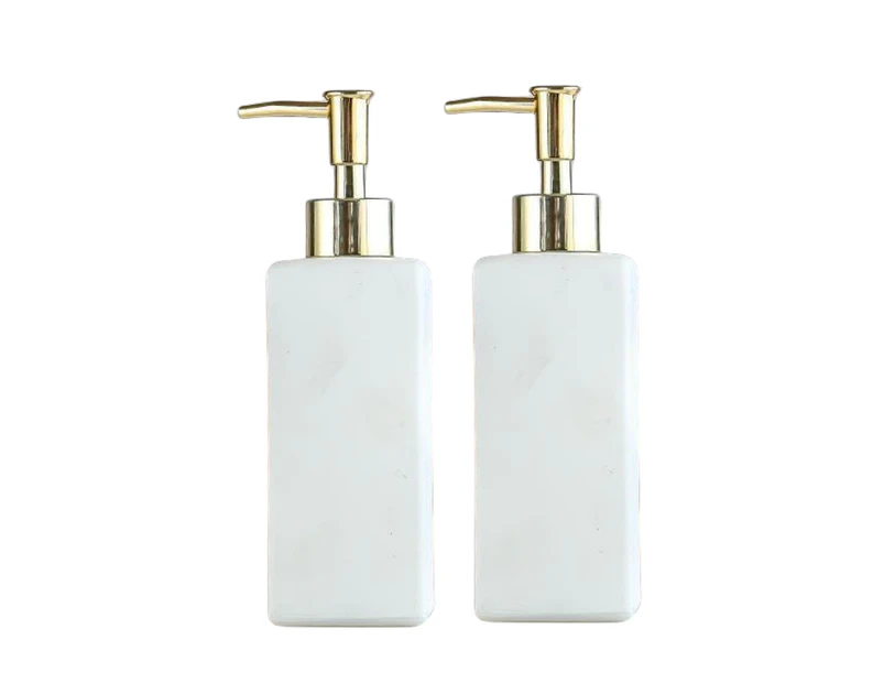 2Pcs Hand Sanitizer Bottles,White