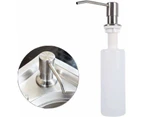 Soap Dispenser For Sink, Stainless Steel Soap Dispenser, 300Ml Silver Stainless Steel Soap Dispenser For Sink Accessories, Kitchen Accessories