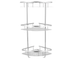 3 Tiers Corner Shower Shelf Wall Mounted Shower Organizer Storage Rack For Toilet Kitchen