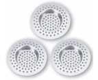 Drain Strainer Shower Stainless Steel (Set Of 3) - 7.5 X 7.5 Cm Hair Strainer Shower