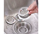 Drain Strainer Shower Stainless Steel (Set Of 3) - 7.5 X 7.5 Cm Hair Strainer Shower