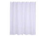 1Pc Shower Curtain Peva Pure White Single Curtain Width 180*Height 200+Hanging Rings