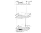 3 Tiers Corner Shower Shelf Wall Mounted Shower Organizer Storage Rack For Toilet Kitchen