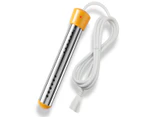 Immersion Water Heater,Household 1500W Immersion Electric Water Heater Heating Rod 1.5M Us Plug 110V Yellow,Immersion Heater