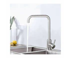 Kitchen Faucet Single Lever Sink Mixer Rotating Spout Kitchen Mixer In Brushed Steel High Quality Contemporary