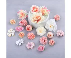 21 Pack Artificial Flower Hair Clips Wedding Bridal Prom Party Hair Styling Headpiece Decoration For Women Kids,Style 1