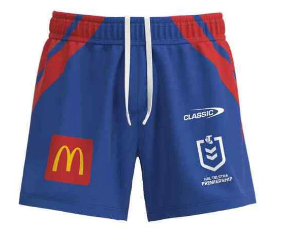 Newcastle Knights NRL 2023 Classic Home Shorts Sizes M-2XL!