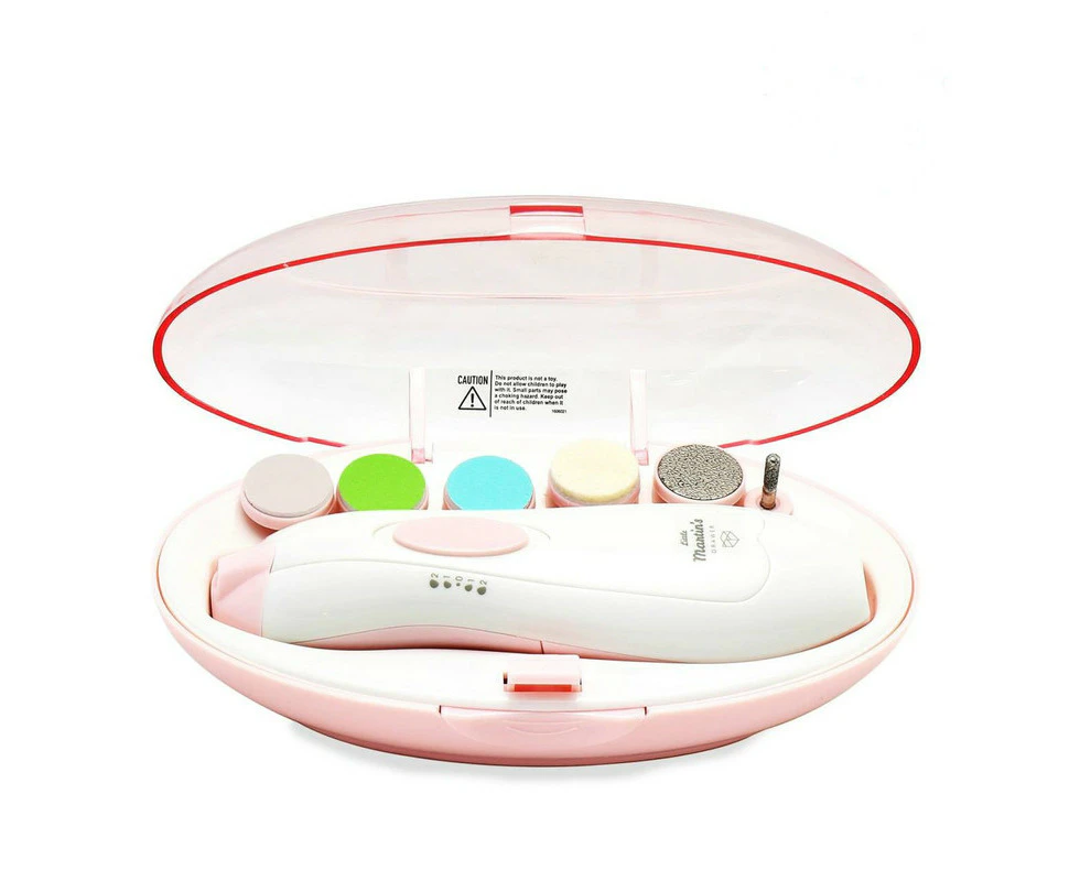 Little Martin's Baby Electric Nail Trimmer with Light - Pink