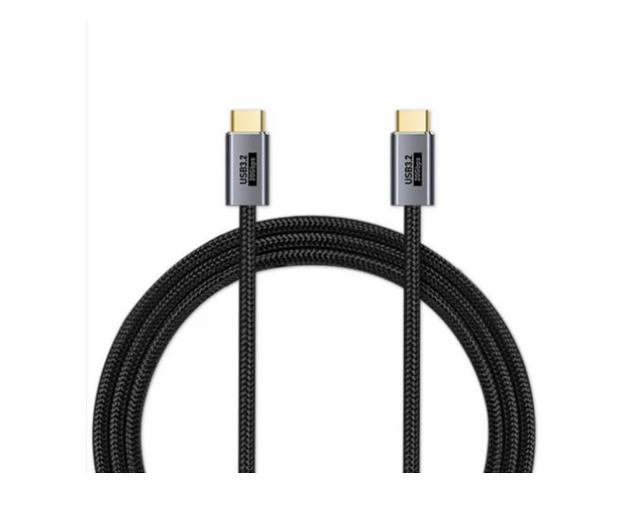 1m Boostup Cafule Usb C To Usb C Cable Charge & Video Black ?usb 3.2 Gen2 20gbps, 100w/5a, 8k/60hz)