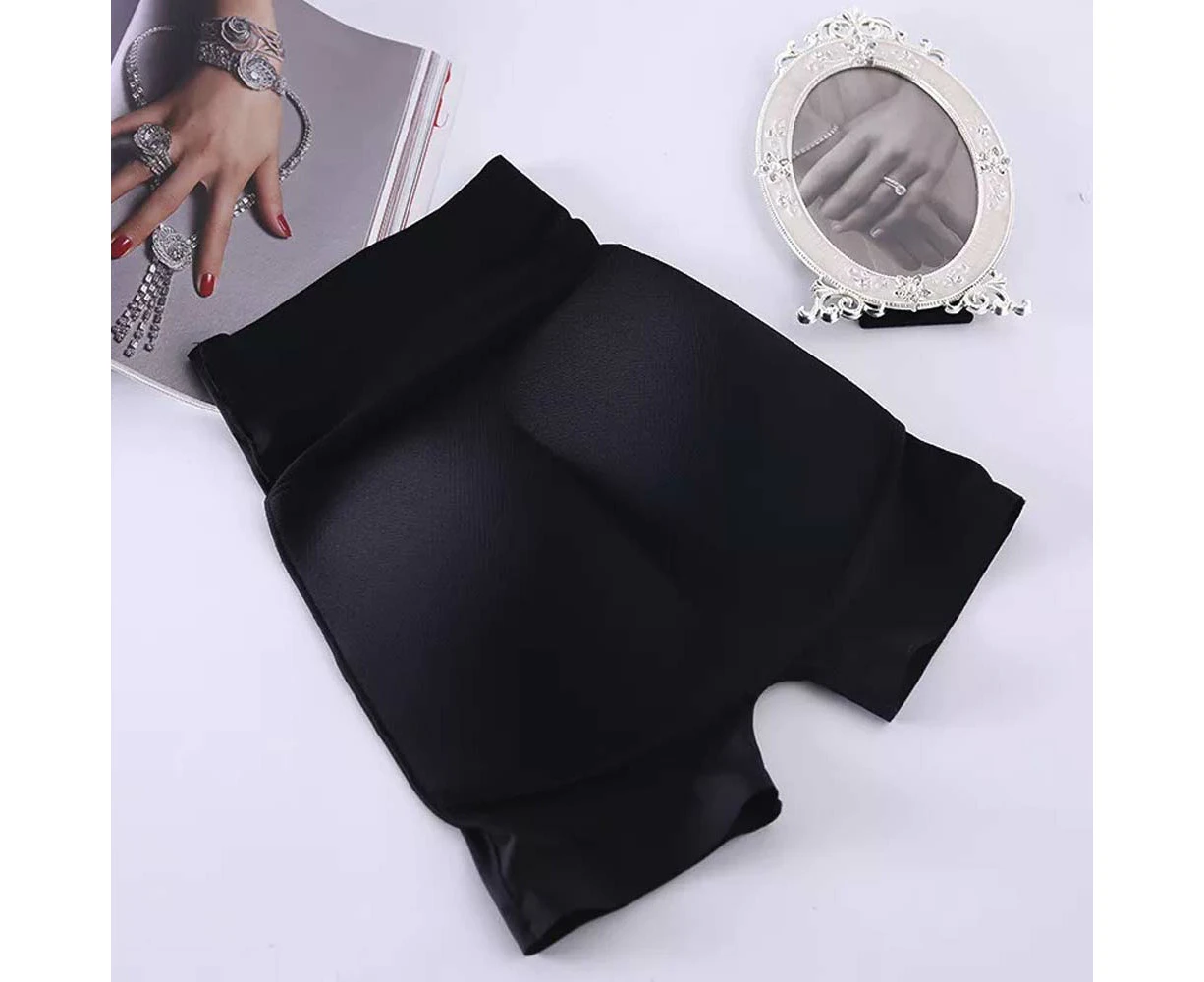 Women Butt Lifter Padded Shapewear Thicker Butt Enhancer Fake Buttock Underwear Black