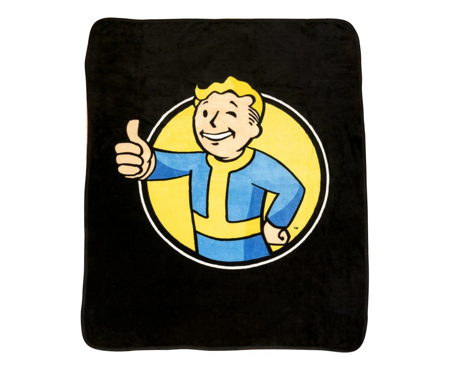 Fallout Vault Boy Lightweight Fleece Throw Blanket | 45 x 60 Inches