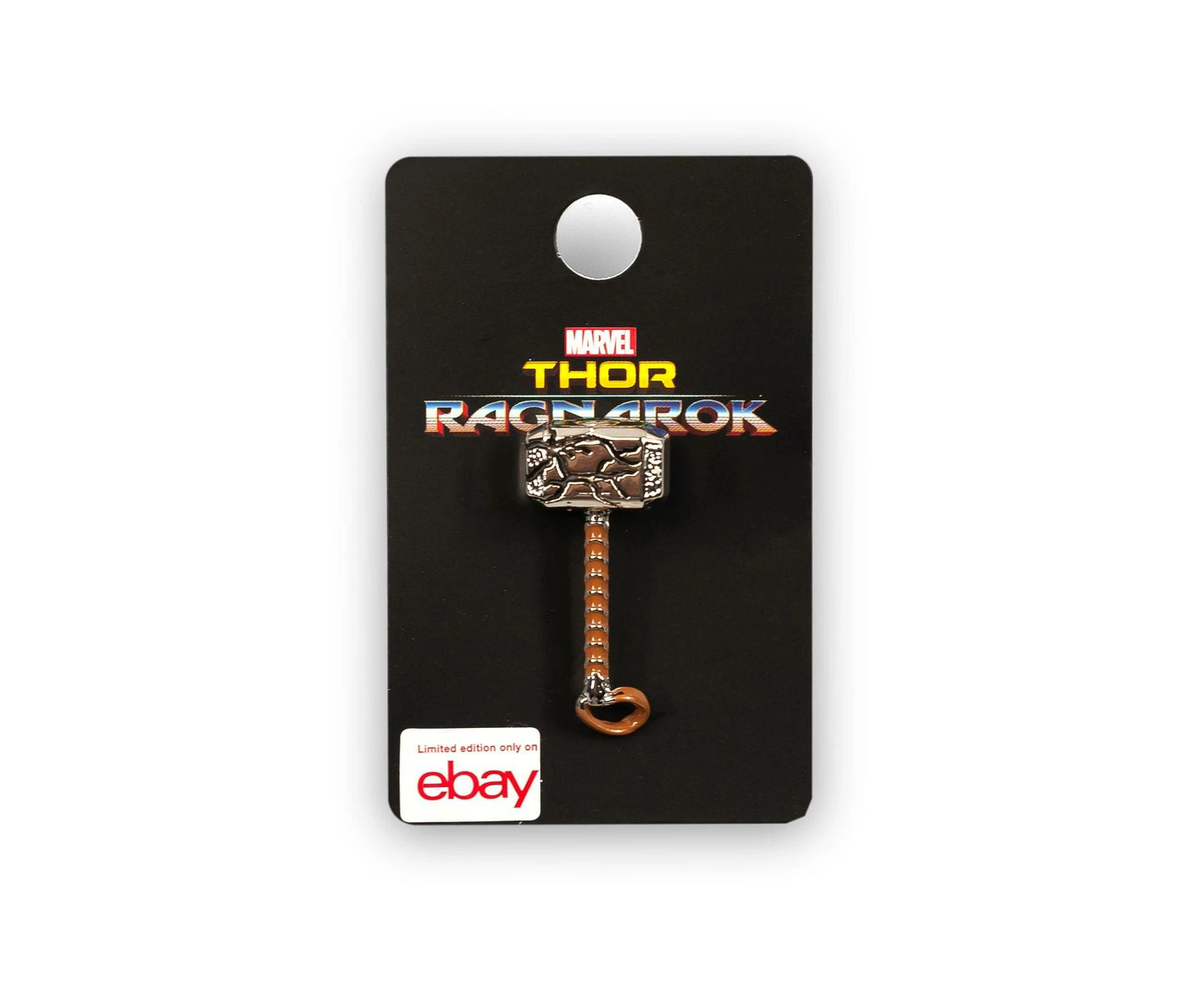 OFFICIAL Thor Ragnarok Cracked Mjolnir Hammer | Enamel Collector Pin | 1.5" Tall