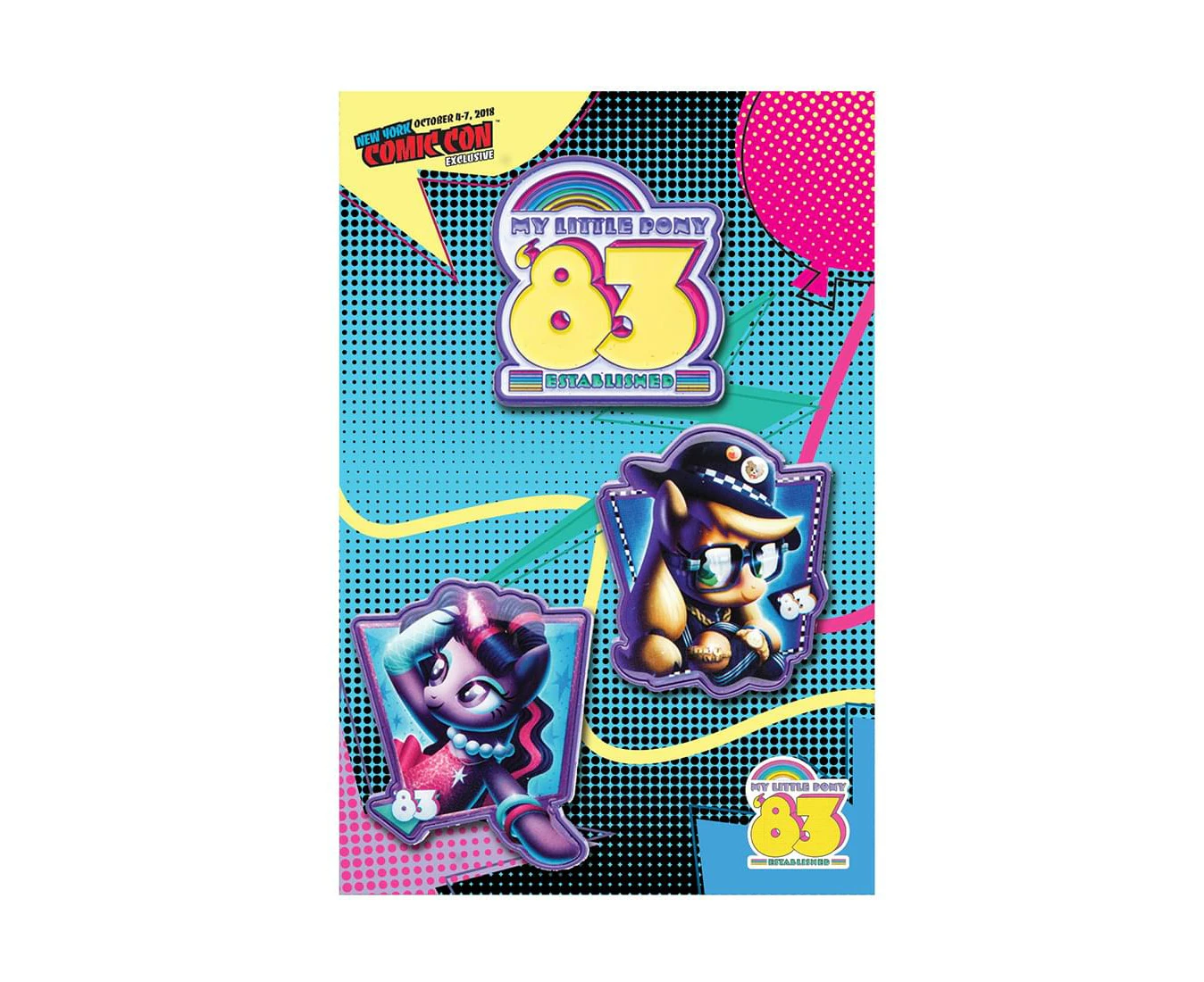 My Little Pony Exclusive Rockie Davies Enamel Collector Pin 3-Pack