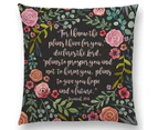 Floral Inspirational Sayings Cushion Covers