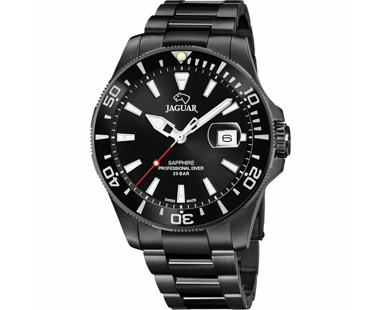 Jaguar J989/1 Men's Black Watch A Pinnacle Of Elegance