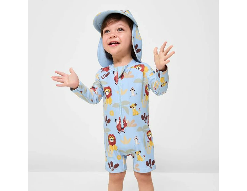 Disney Baby Unitard Swim Set with Hat 2 Piece - Lion King