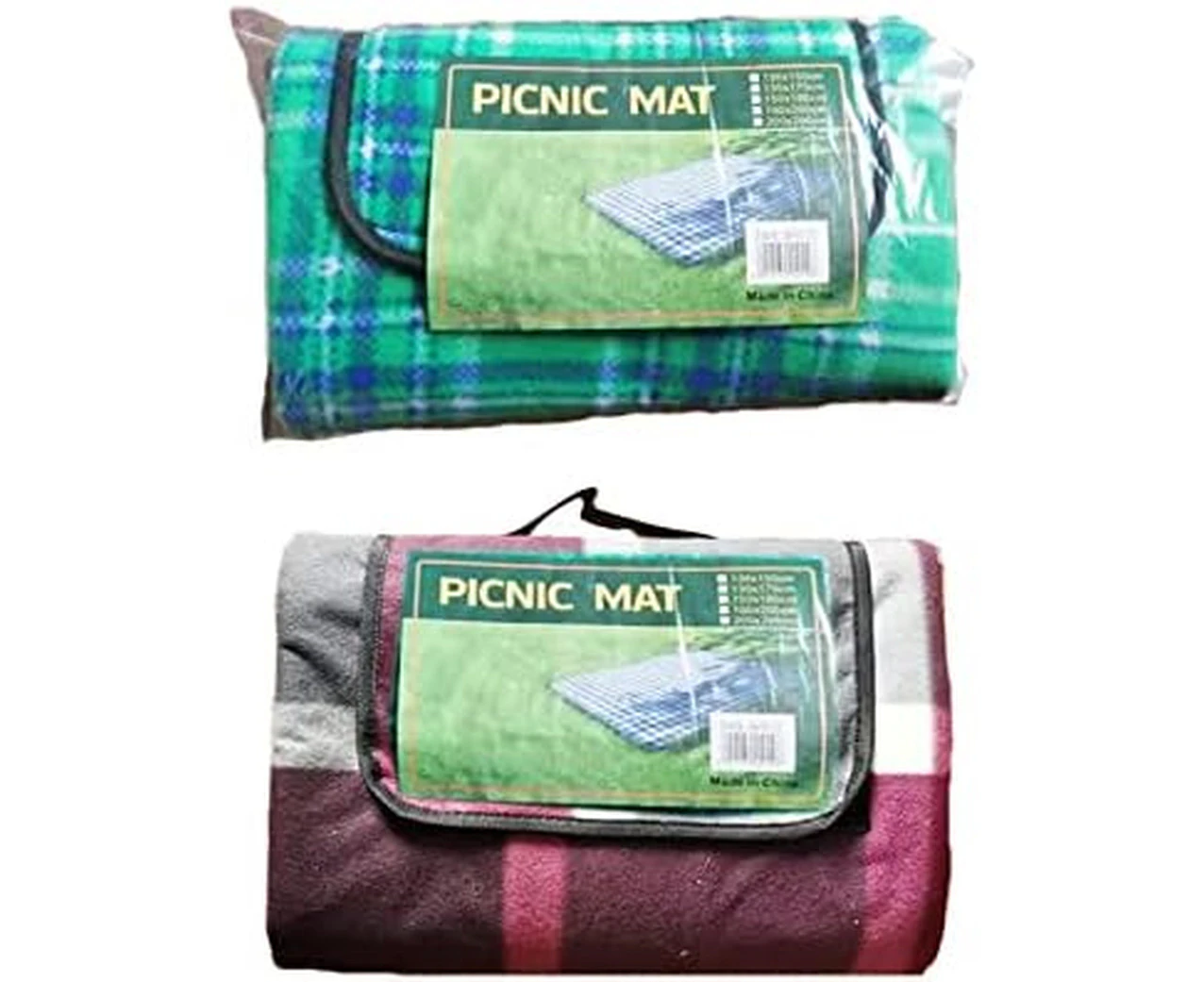 Lylac Fleece Picnic Rug, 1.3 cm x 1.5 meter Size