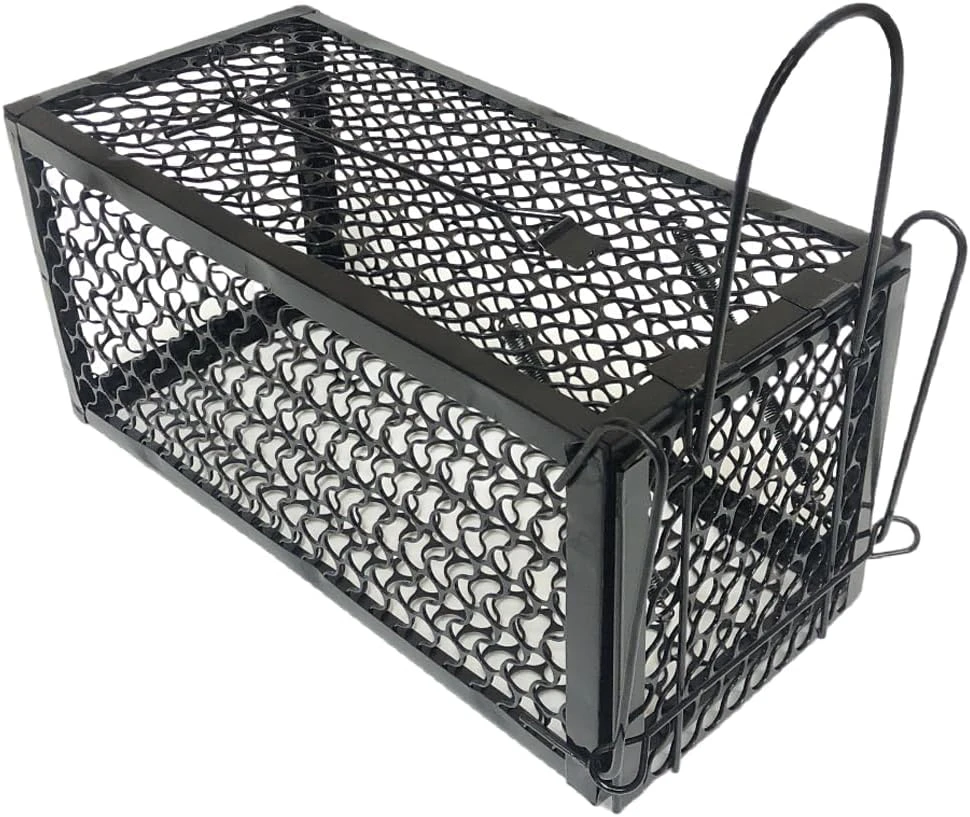 skycabin Humane Live Animal Cage Trap,Reusable Mice Catcher Rodent Cage Trap Live Mouse Trap for Rat, Squirrel, Hamster, Weasel, Gopher, Chipmunk Size 24X1