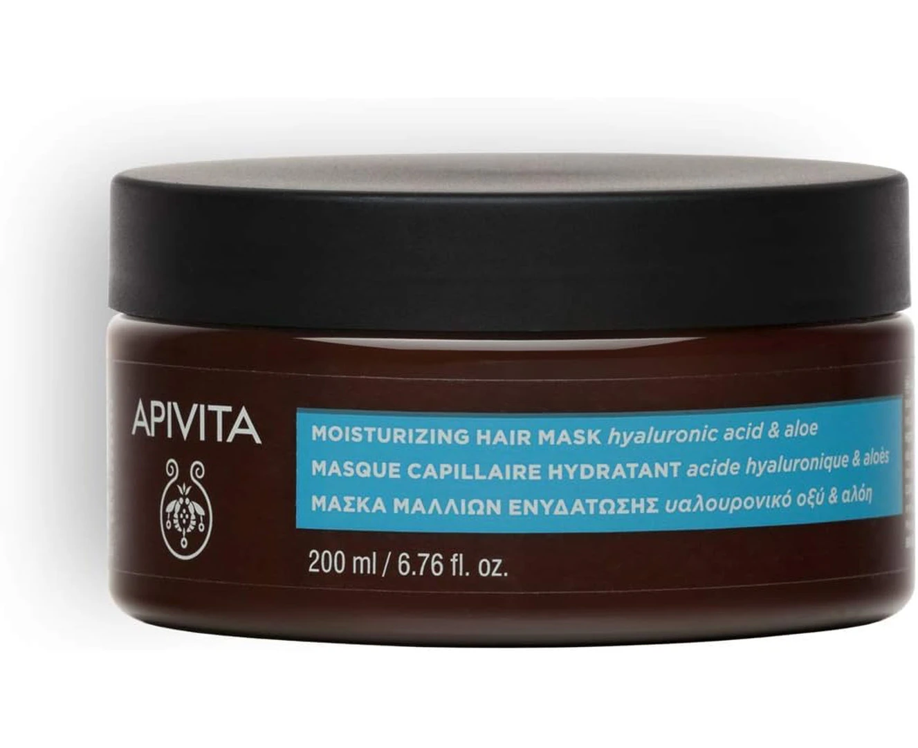 Apivita, Moisturising Hair Mask Hyaluronic Acid and Aloe, 200 ml