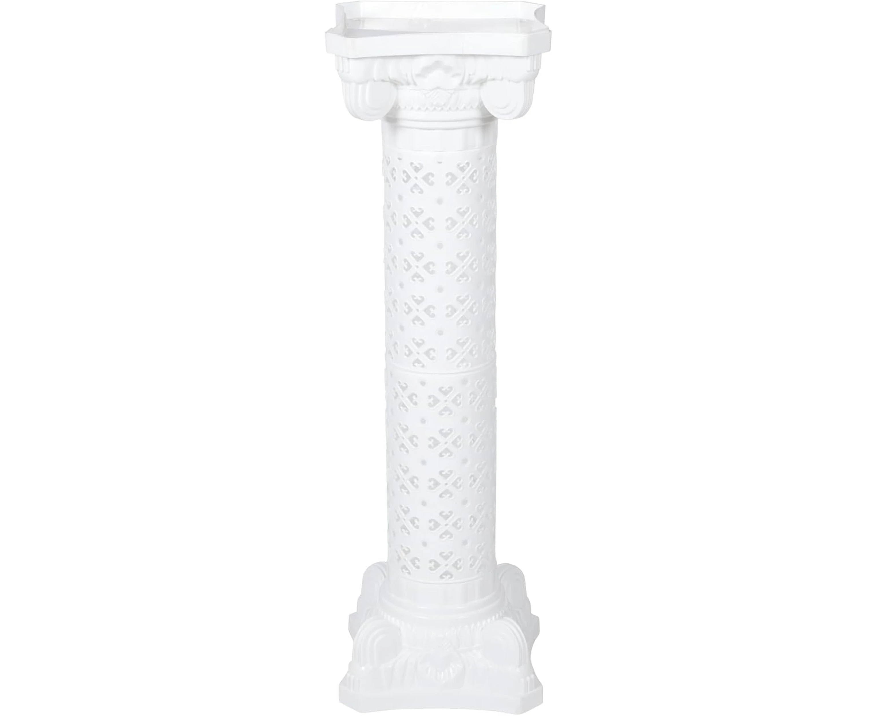 GANAZONO Roman Column Flower Pot Roman Wedding Pillar Greek Statues Decor Flower Pot Holder Roman Columns Wedding Column Roman Column Pedestal Urn Roman Pl