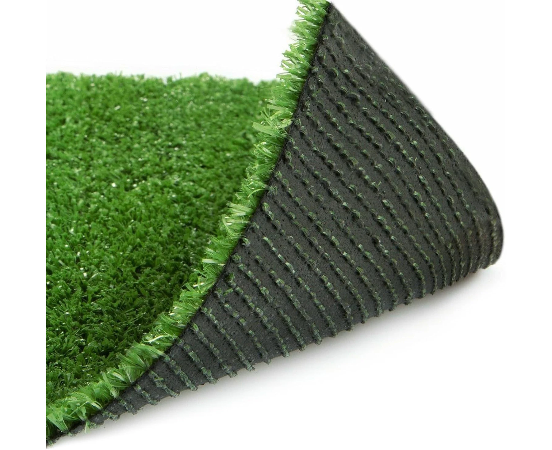 OTANIC Artificial Grass 10SQM Roll 2x5m Synthetic Turf Mat in 12mm Pile Height, Indoor Outdoor Yarn Lawn Plant Rug, DIY Garden Grass Flooring Carpet with D