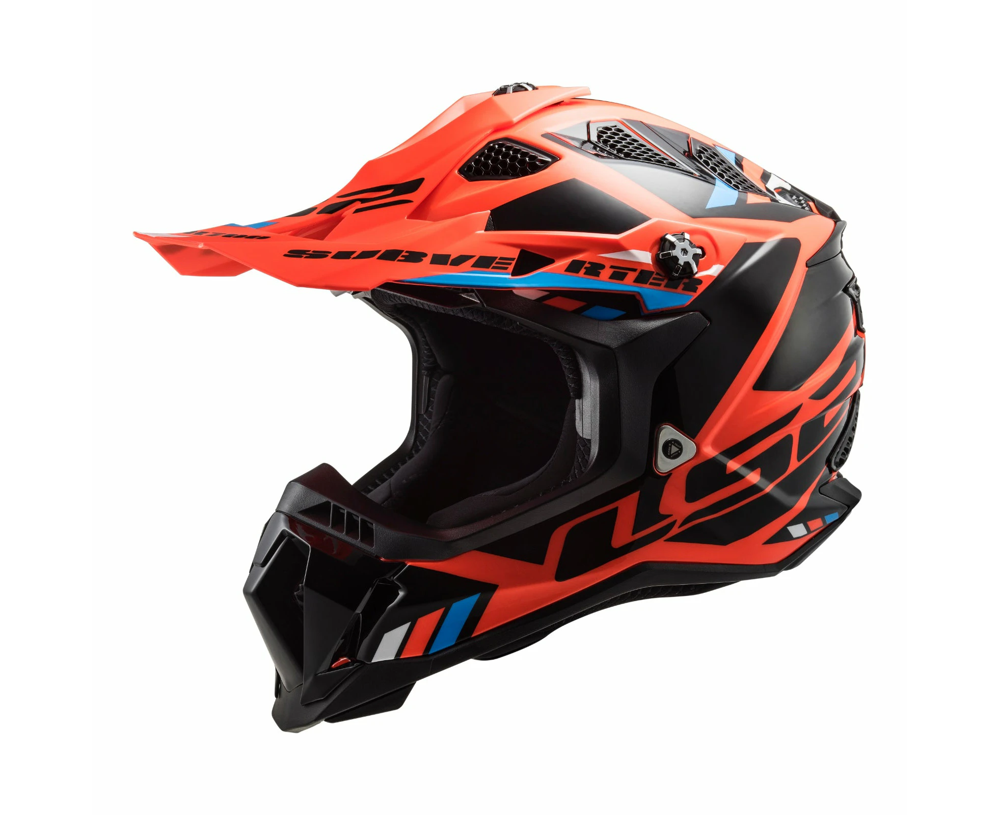 LS2 MX700 Subverter Stomp Helmet - Fluo Orange / Black 06