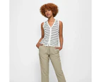 Petites Straight Leg Textured Pants - Dannii Minogue