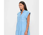 Target Tiered Mini Shirt Dress