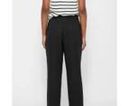 Petites Straight Leg Textured Pants - Dannii Minogue