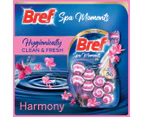 2 x 2pk Bref Spa Moments Toilet Cleaner Block Harmony 100g