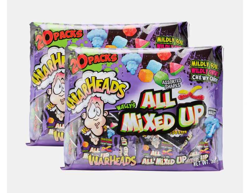 2 x 20pk Warheads All Mix Up 300g