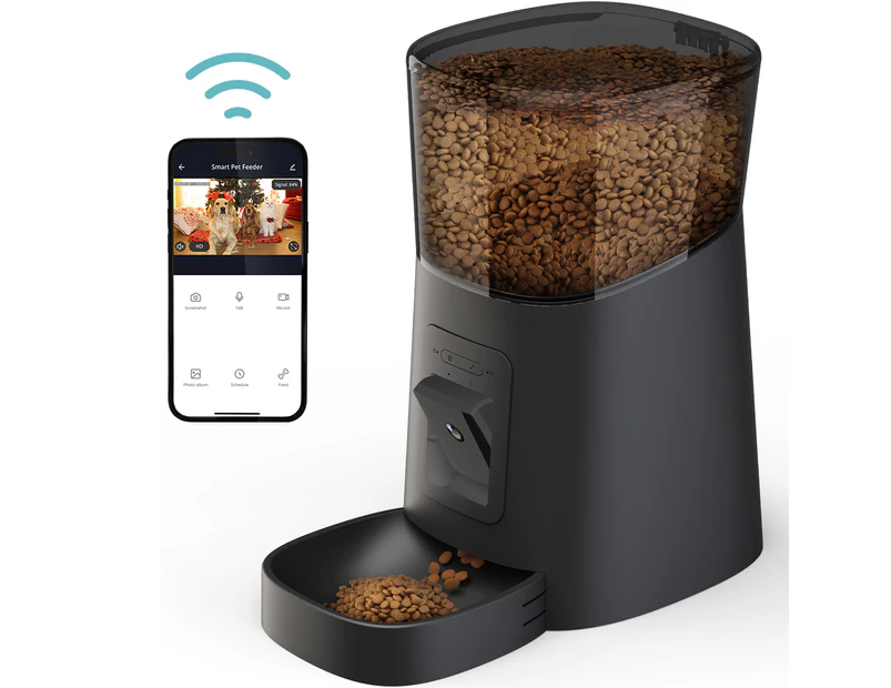 Advwin 6L Automatic Pet Feeder Camera Cat Dog Smart  Food Dispenser