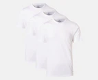 Tommy Hilfiger Men's Cotton Classics Slim Fit Crewneck Tee / T-Shirt / Tshirt 3-Pack - White