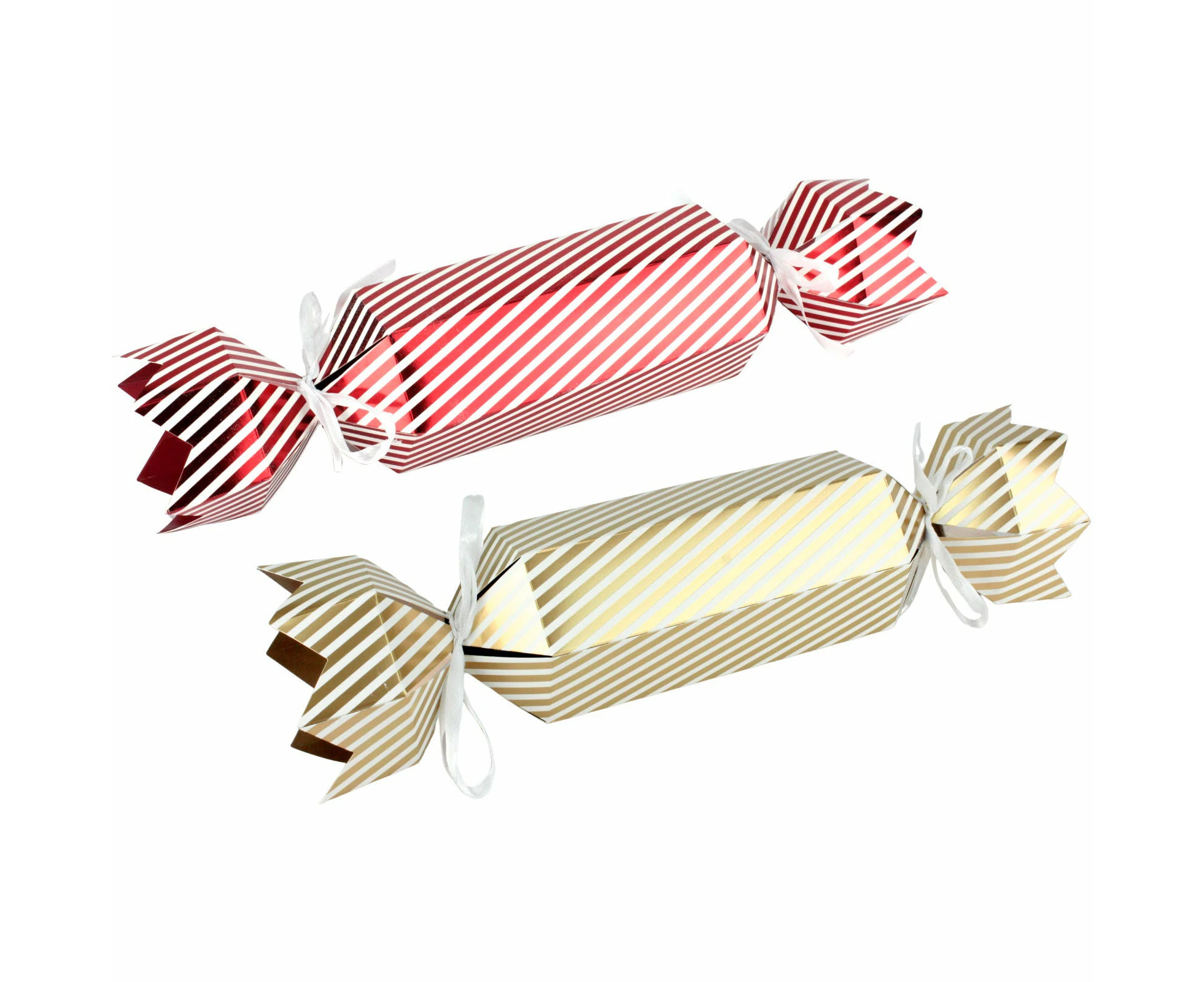 Christmas Stripe Bon Bons Boxes (Pack of 4)