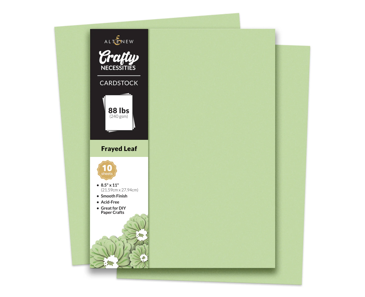 Altenew Crafty Necessities: Frayed Leaf Cardstock (10 sheets/set)