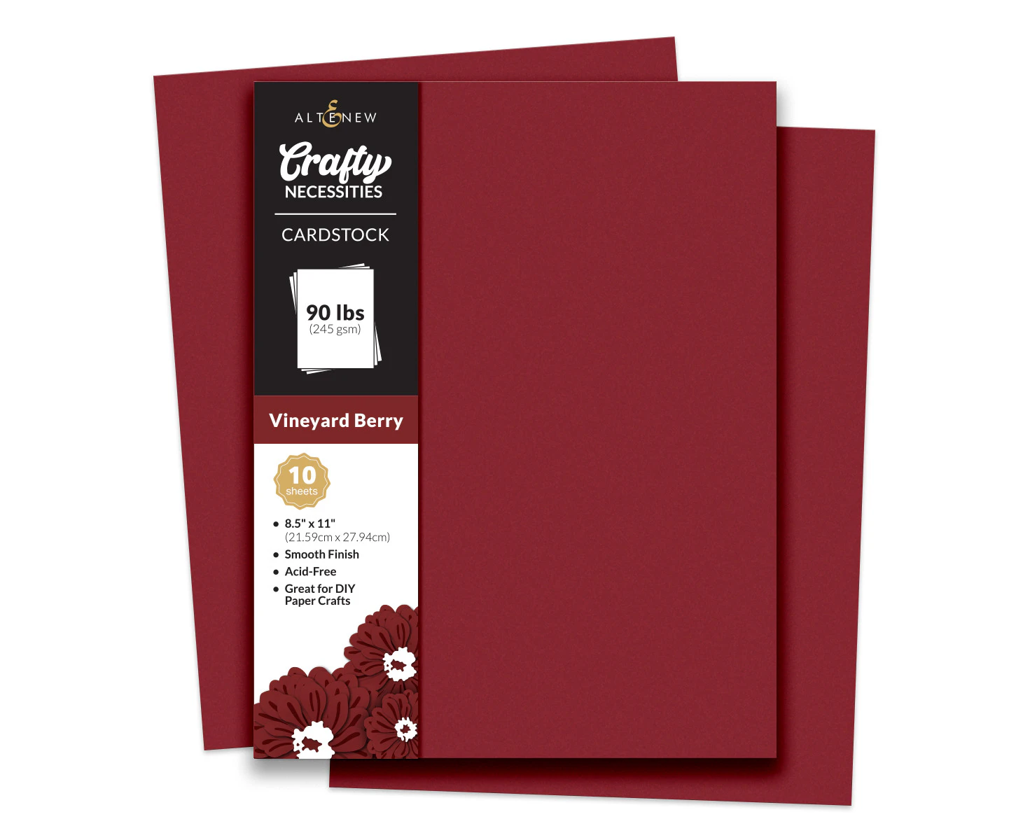 Altenew Crafty Necessities: Vineyard Berry Cardstock (10 sheets/set)