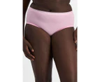 Bonds Women's Cottontails Full Briefs 3-Pack - Pink/Multi