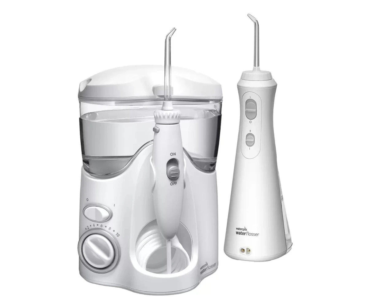 Waterpik Water Flosser Ultra + Cordless Plus Travel Advanced Oralcare System