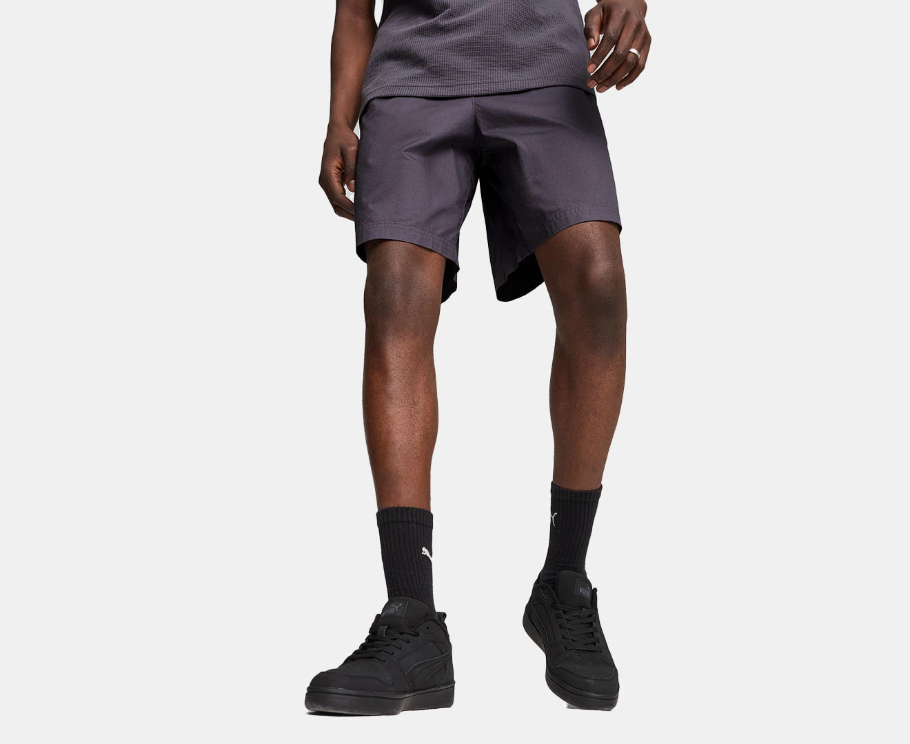 Puma Men's Essentials Chino Shorts - Galactic Grey